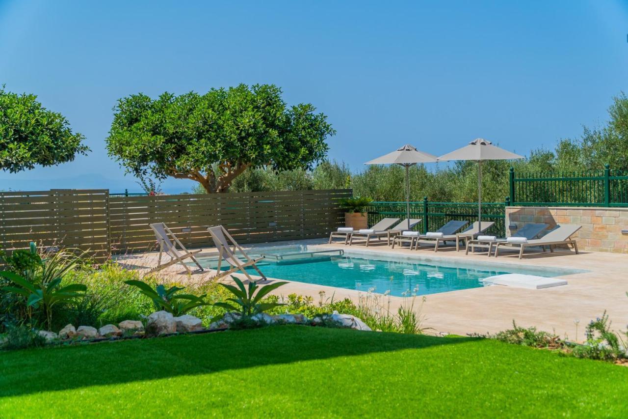 Estella Villa With Pool, Children Area, Bbq & Magnificent Views! Astérion Exteriér fotografie