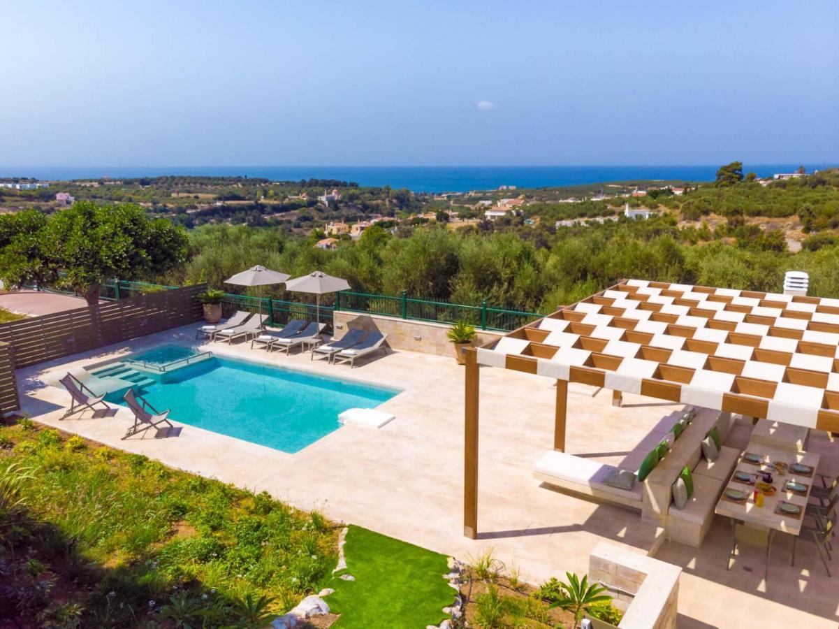 Estella Villa With Pool, Children Area, Bbq & Magnificent Views! Astérion Exteriér fotografie