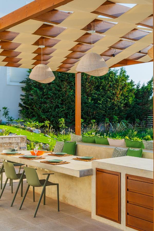 Estella Villa With Pool, Children Area, Bbq & Magnificent Views! Astérion Exteriér fotografie